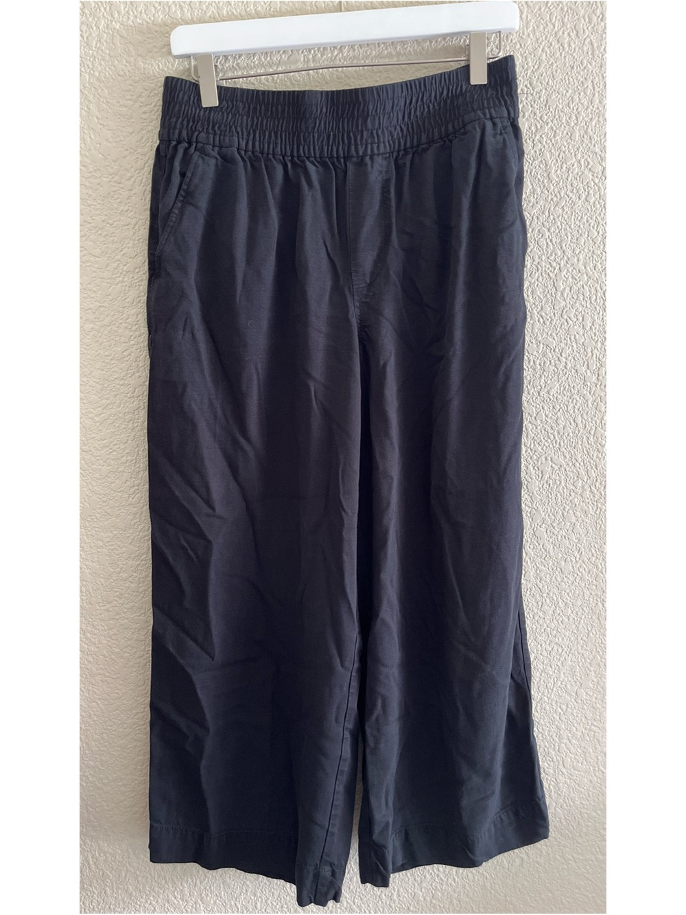 Madewell Black Wide Leg Pull On Pants Women’s Size MP